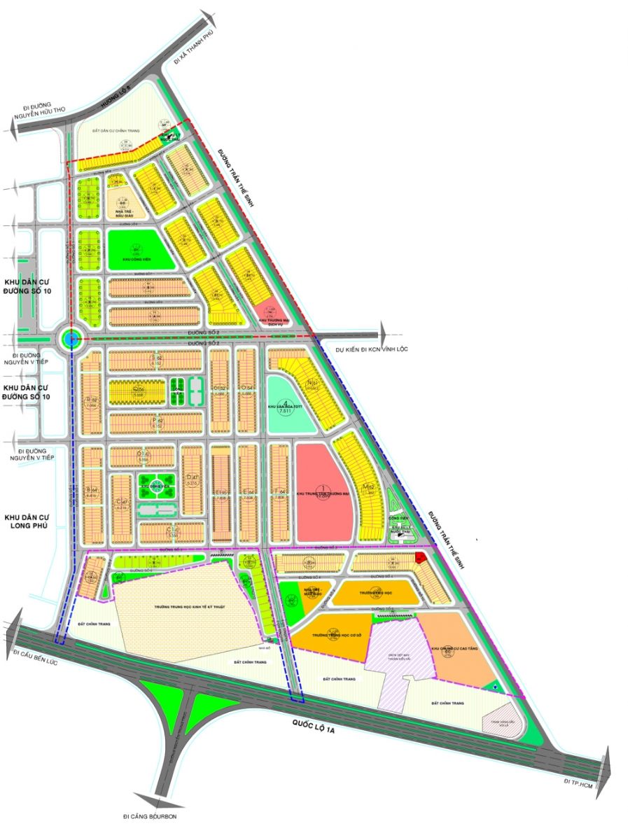 Hạ tầng, quy hoạch của Long Hội City | ảnh 1